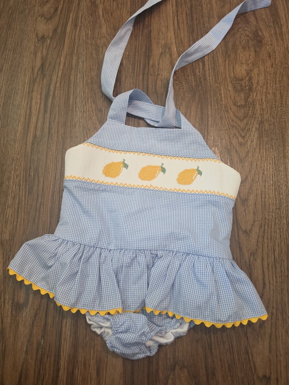 Stitchy Fish lemon swimsuit